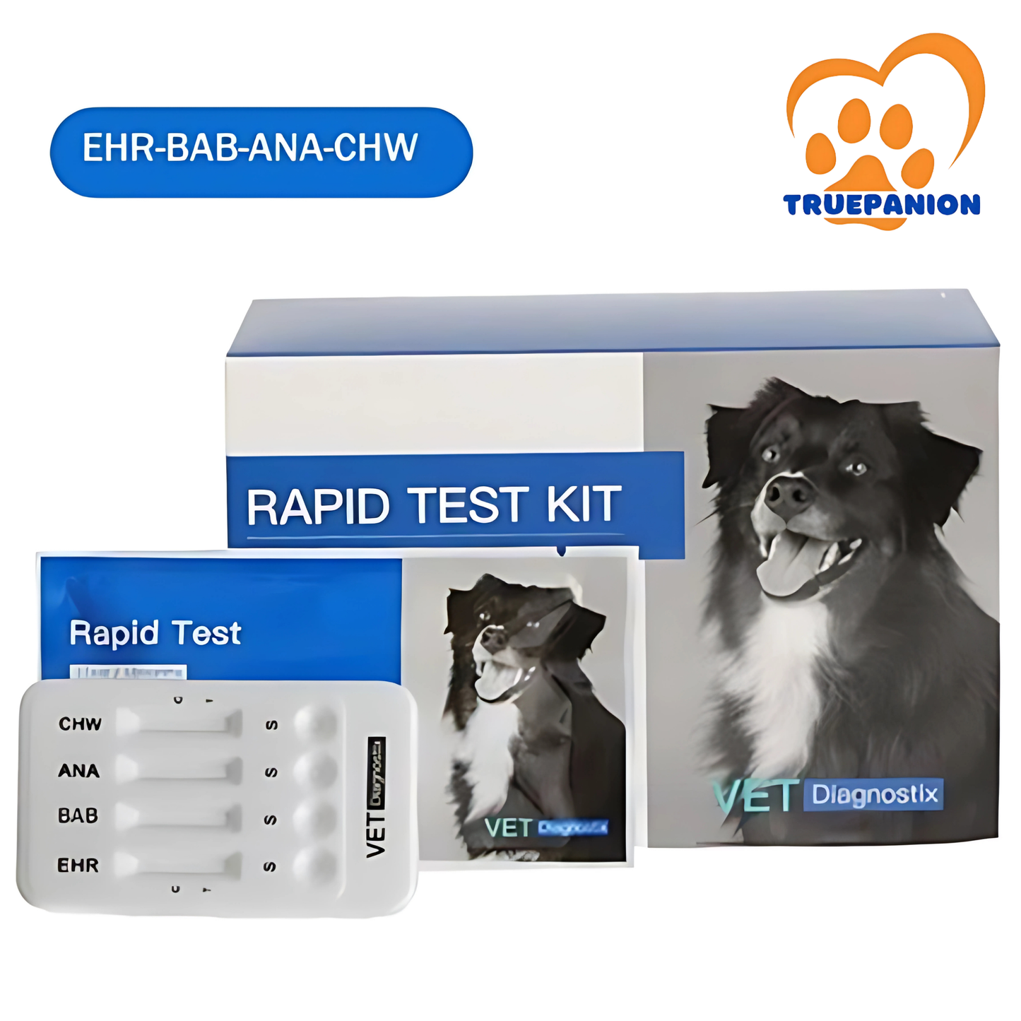 Ehrlichia-Babesia gibsoni-Anaplasma Heartworm Combo Test (EHR-BAB-ANA-CHW)